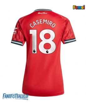 Manchester United Casemiro #18 Tricou Fotbal Replică 2025-26 Femei Acasa